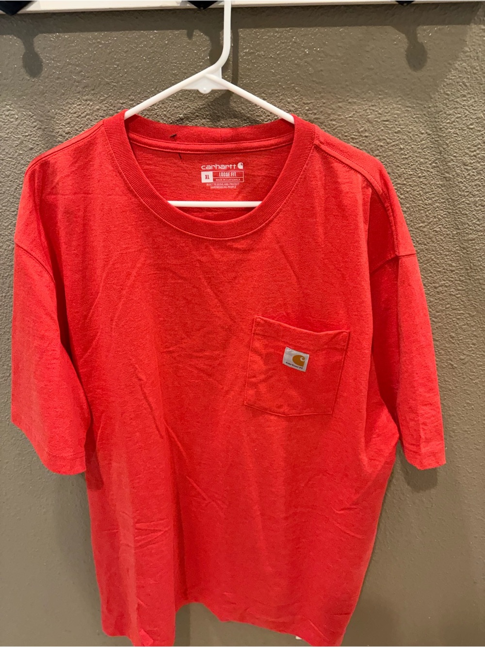 Carhartt Short Sleeve Pocket Tee - Red